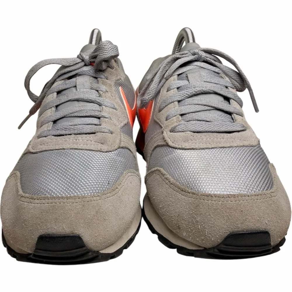 Nike‎ MD Runner 2 Womens 9 Gray Mango Peach Waffle Sole Sneakers Retro Running